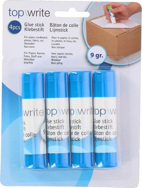 Topwrite - Glue stick 4 pcs. - 2