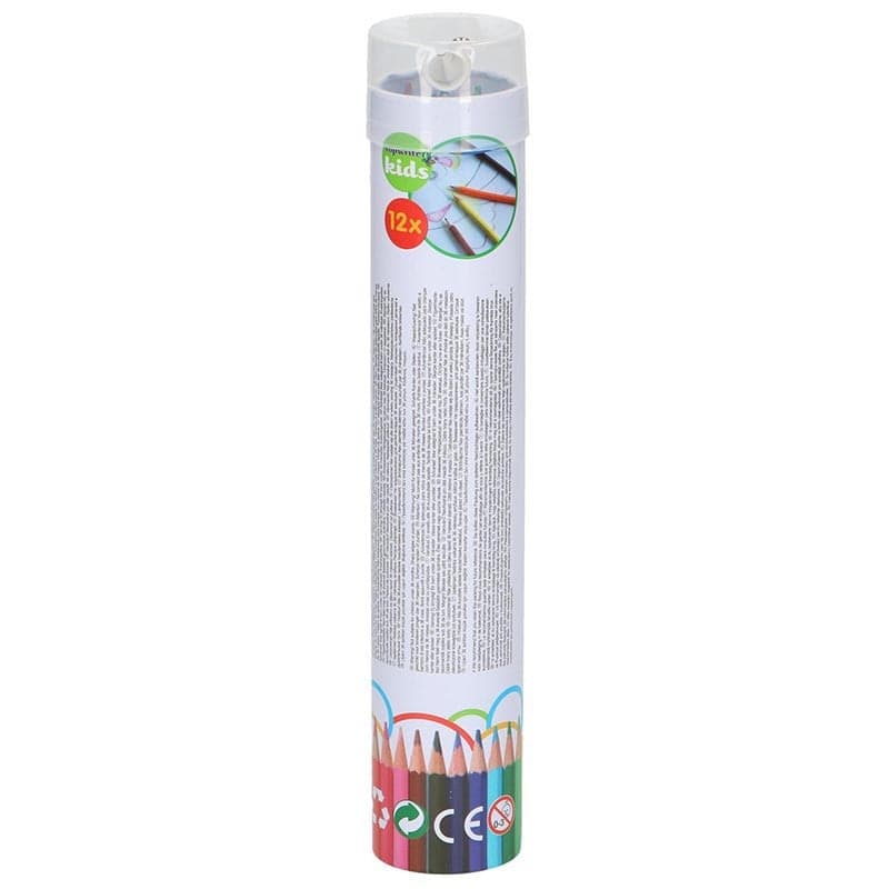 Topwrite - Pencil crayon set of 12 with sharpener - 2