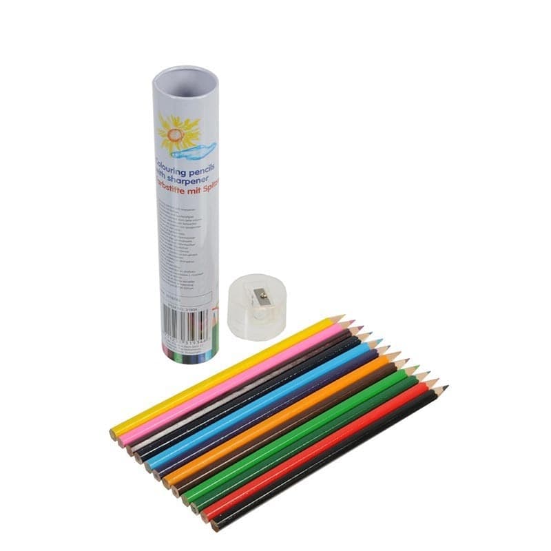 Topwrite - Pencil crayon set of 12 with sharpener - 3