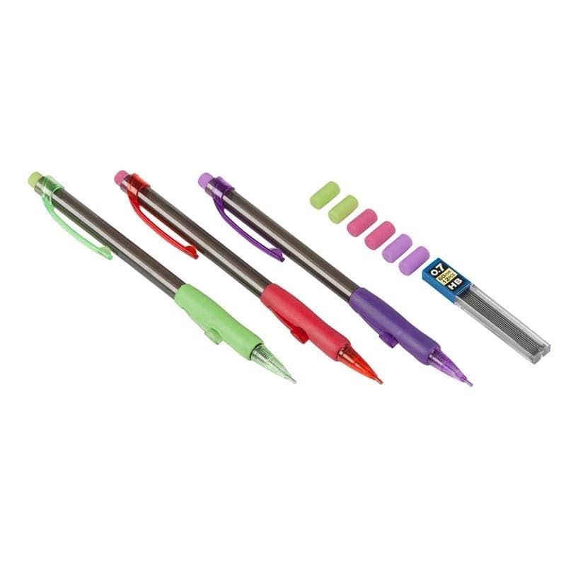 Topwrite - Mechanical pencil set with replaceable refills + erasers 10 elements - 3