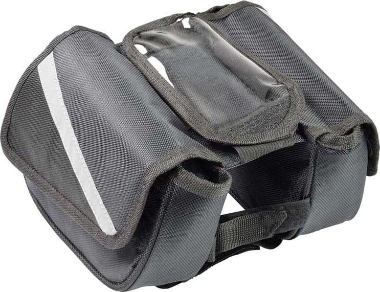 Dunlop - Bike bag / pannier for frame (Black)
