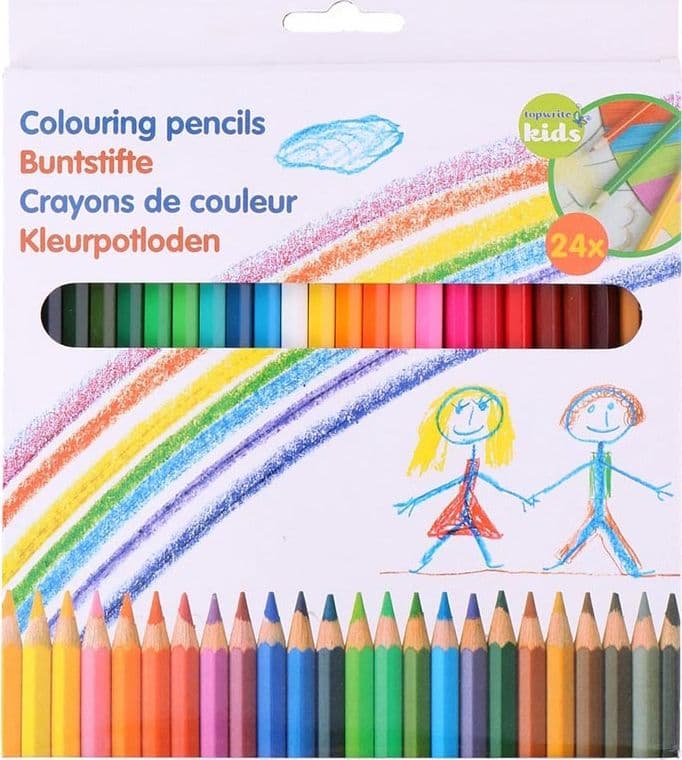 Topwrite - Set of pencil crayons 24 pcs. - 4