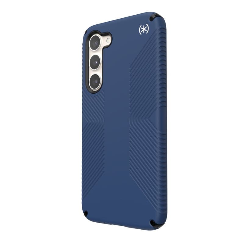 Speck Presidio2 Grip - Custodia antiscivolo per Samsung Galaxy S23+ (blu costiero/nero) - 3
