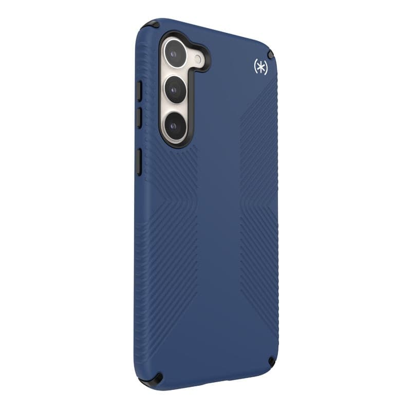 Speck Presidio2 Grip - Custodia antiscivolo per Samsung Galaxy S23+ (blu costiero/nero) - 4