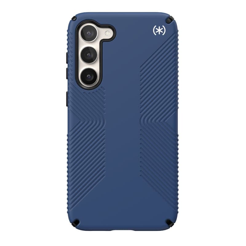 Speck Presidio2 Grip - Custodia antiscivolo per Samsung Galaxy S23+ (blu costiero/nero) - 7