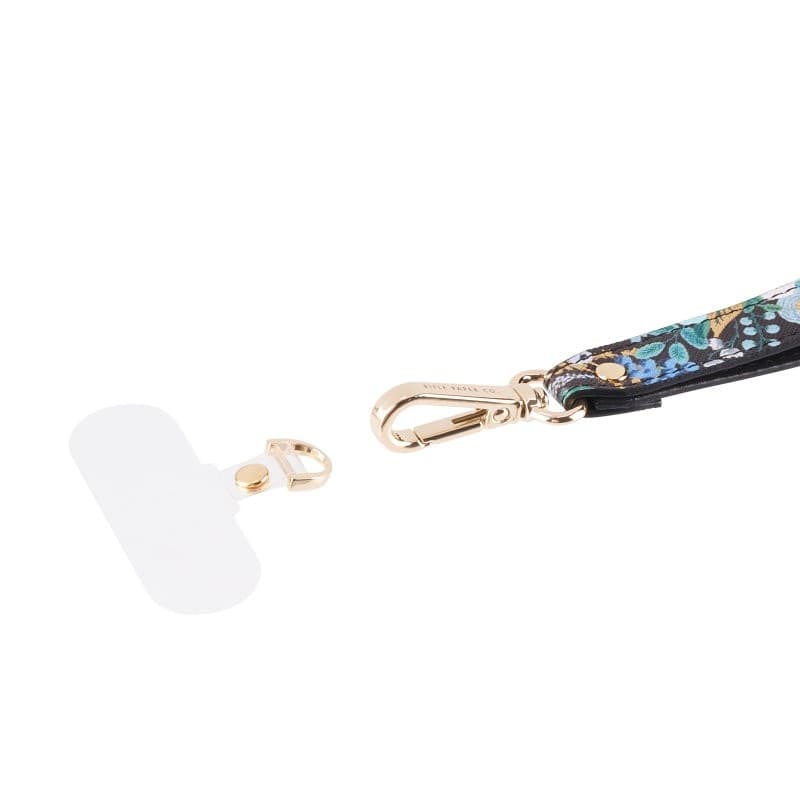 Rifle Paper Phone Wristlet - Universal phone lanyard (Garden Party Blue) - 11