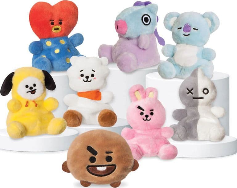 Line Friends BT21 - Plush mascot 13 cm TATA Palm Pals - 6