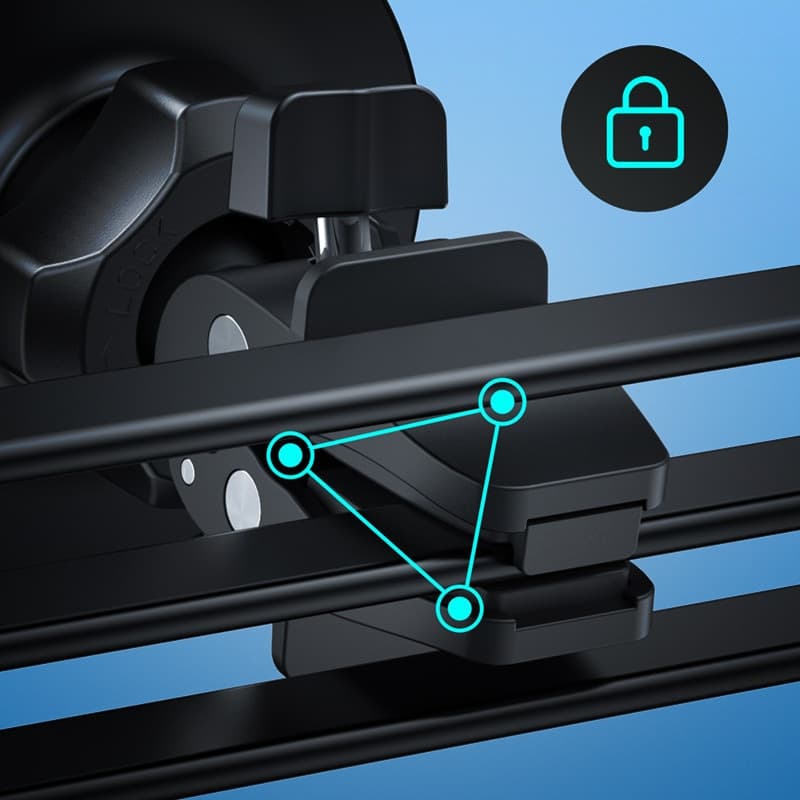Crong Carclip Magnetic - Supporto magnetico per auto MagSafe (nero) - 7