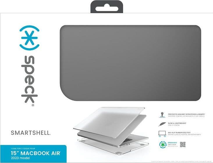 Speck SmartShell - Custodia per MacBook Air 15" (M5/M4/M3/M2/2026-2023) (Ossidiana) - 7