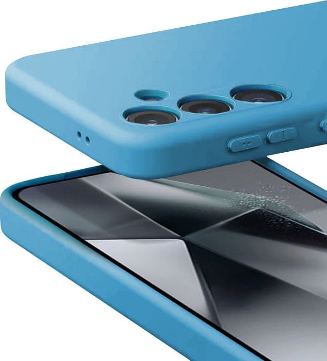 Crong Color Cover - Custodia per Samsung Galaxy S24 (blu) - 3