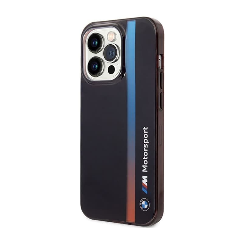BMW Tricolor Stripe - Case for iPhone 14 Pro (Black) - 2