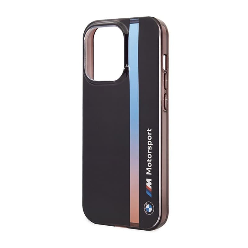 BMW Tricolor Stripe - Case for iPhone 14 Pro (Black) - 14