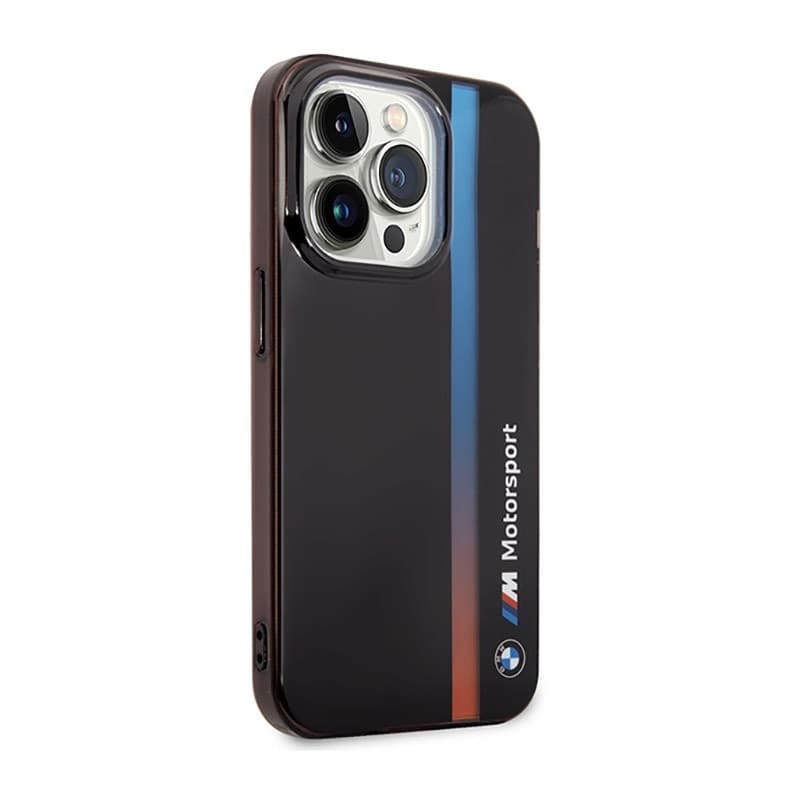 BMW Tricolor Stripe - Case for iPhone 14 Pro (Black) - 4
