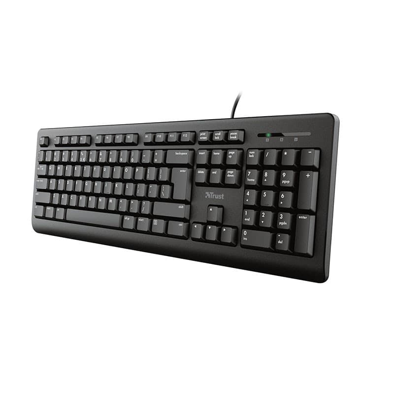 Trust Primo 4-in-1 - Set of keyboard, wireless mouse, headset and mouse pad - 14