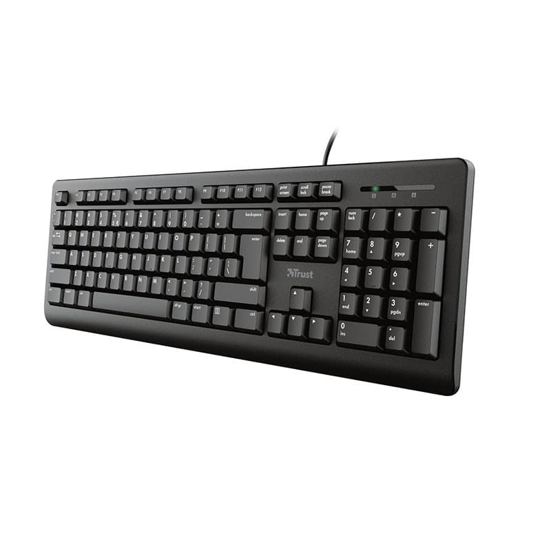 Trust Primo 4-in-1 - Set of keyboard, wireless mouse, headset and mouse pad - 5
