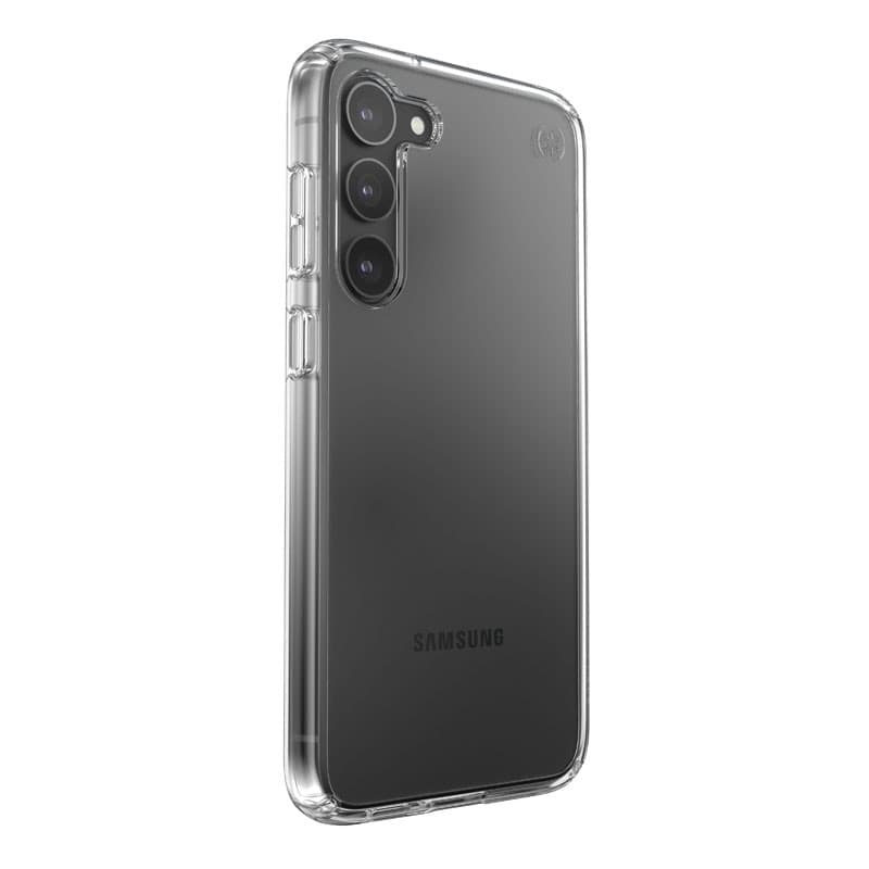 Speck Presidio Perfect-Clear - Custodia per Samsung Galaxy S23+ con rivestimento MICROBAN (trasparente) - 4