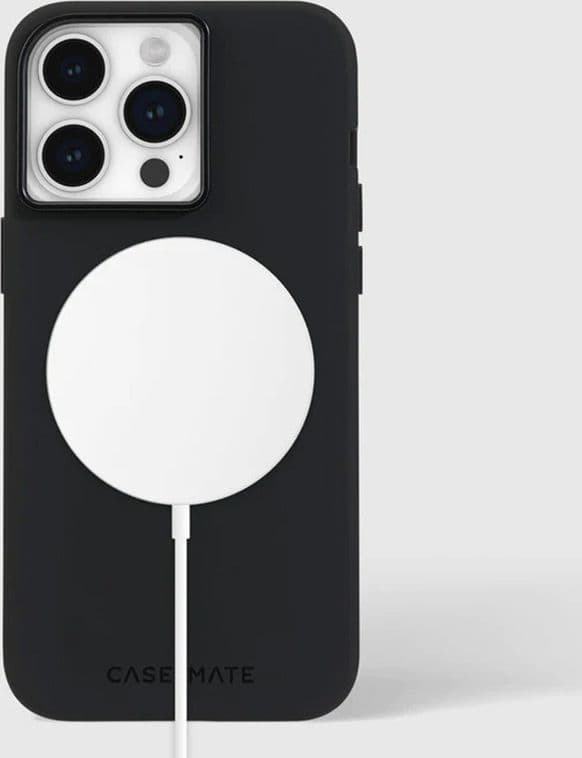 Case-Mate Silicone MagSafe - Case iPhone 15 Pro Max (Black) - 2