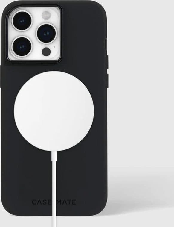 Case-Mate Silicone MagSafe - Case iPhone 15 Pro Max (Black) - 9