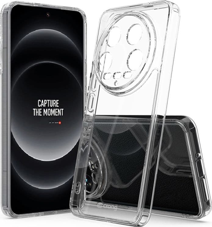 Crong Crystal Shield Cover - Custodia per Xiaomi 14 Ultra (trasparente)