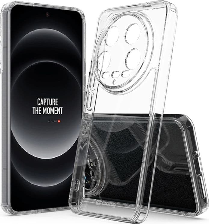 Crong Crystal Shield Cover - Custodia per Xiaomi 14 Ultra (trasparente) - 5