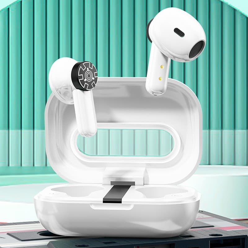 WEKOME VA06 Vanguard Series - Bluetooth V5.2 TWS wireless headphones with charging case (White) - 4