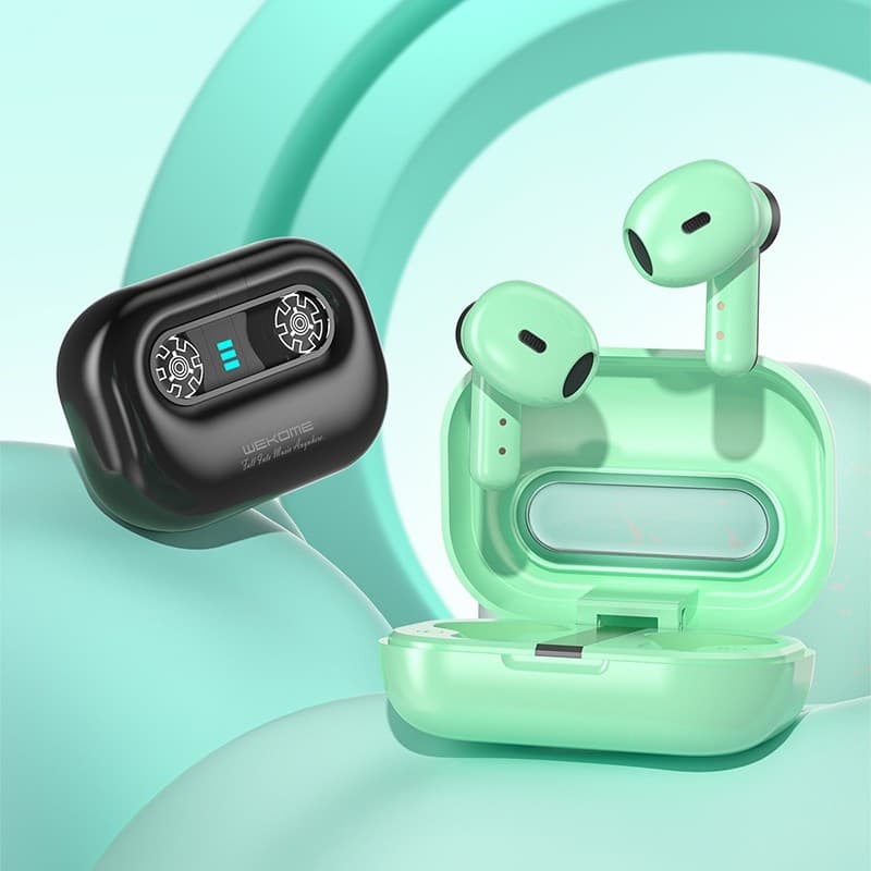 WEKOME VA06 Vanguard Series - Bluetooth V5.2 TWS wireless headphones with charging case (Green) - 18