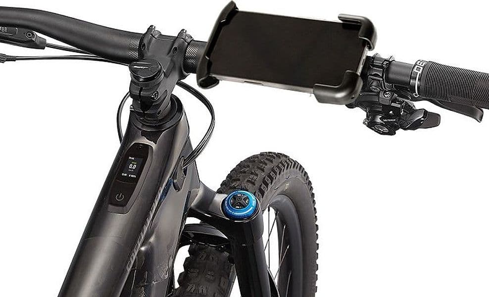 Crong Bikeclip Enduro - Supporto per telefono da bici (nero) - 16