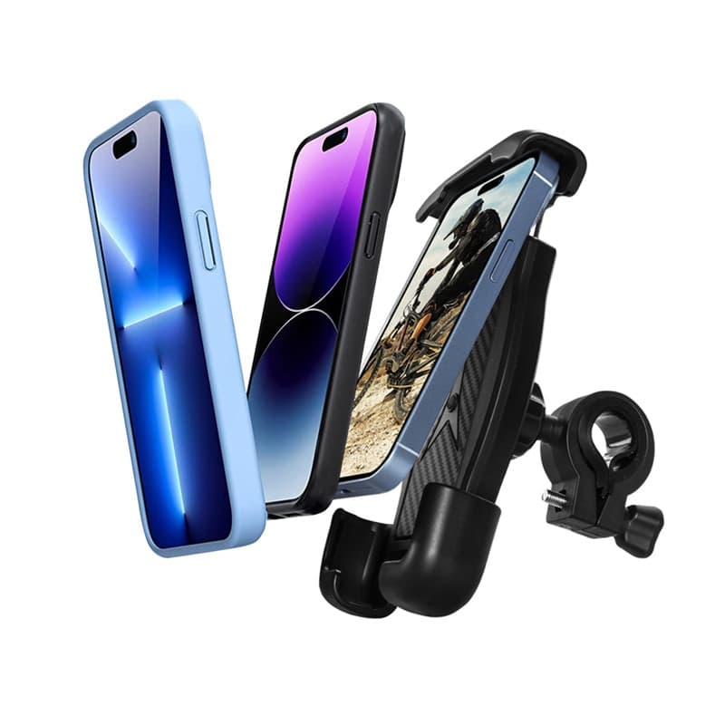 Crong Bikeclip Enduro - Supporto per telefono da bici (nero) - 5