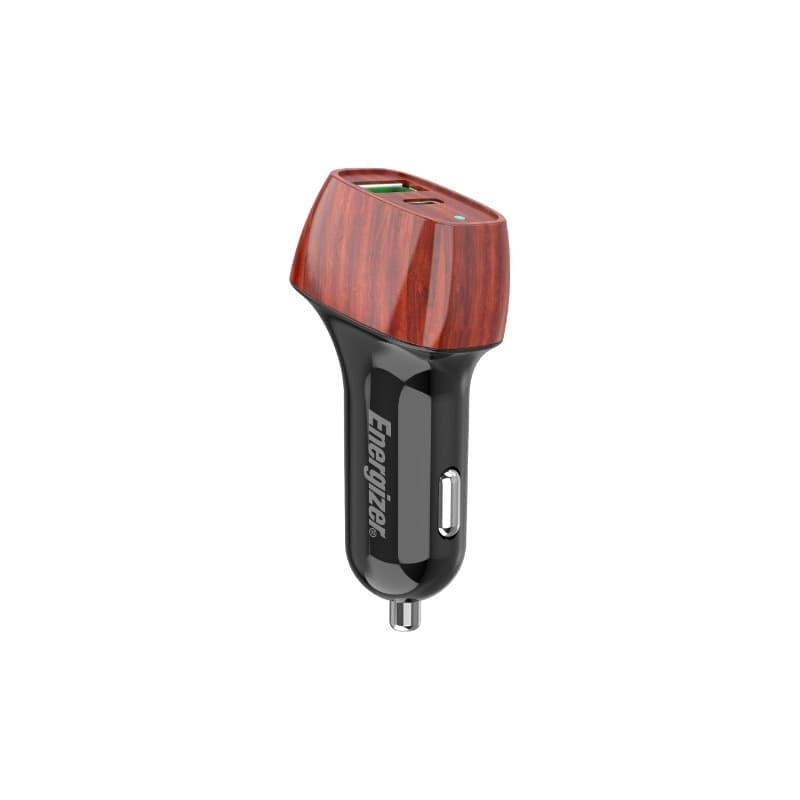 Energizer Ultimate - USB-C & USB-A 38W PD + QC3.0 car charger (WALNUT) - 9