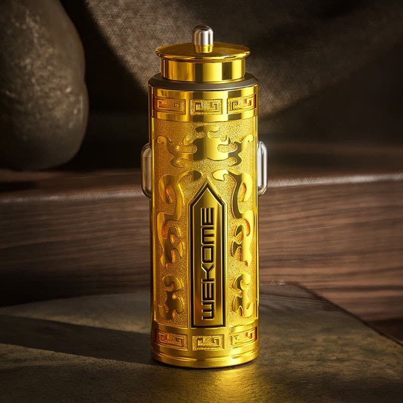 WEKOME WP-C37 Sakin Series - USB-C & USB-A Fast Charging PD 20W Car Charger (Gold) - 8