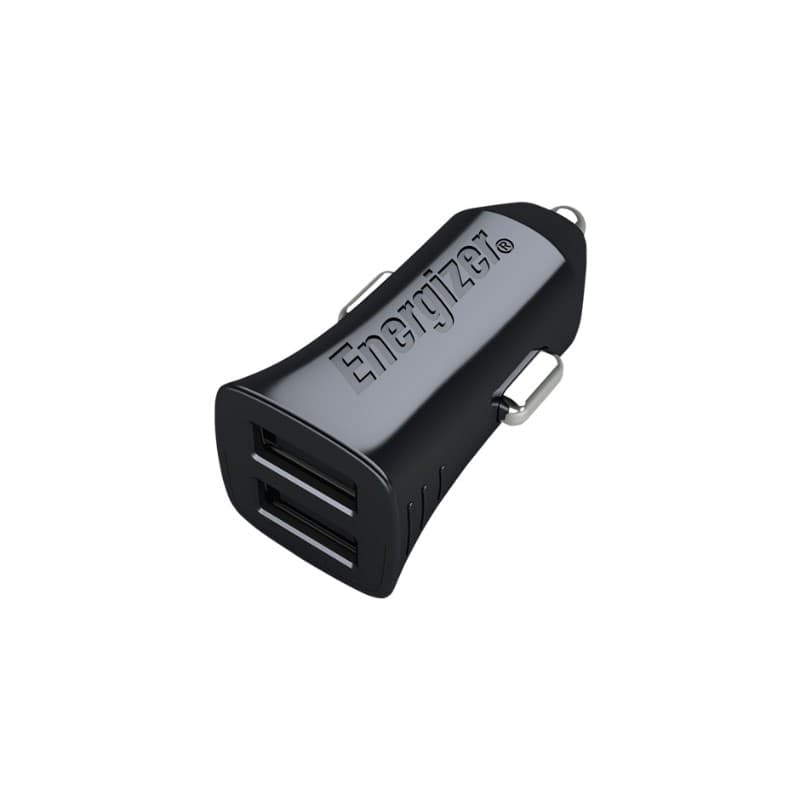 Energizer Classic - Car charger 2x USB-A 2.4A 12W (Black) - 5