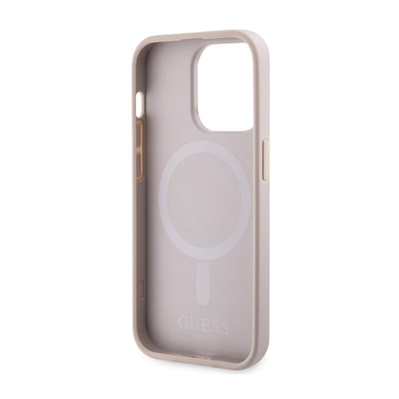 Guess GCube Stripes MagSafe - Case for iPhone 14 Pro (Pink) - 7