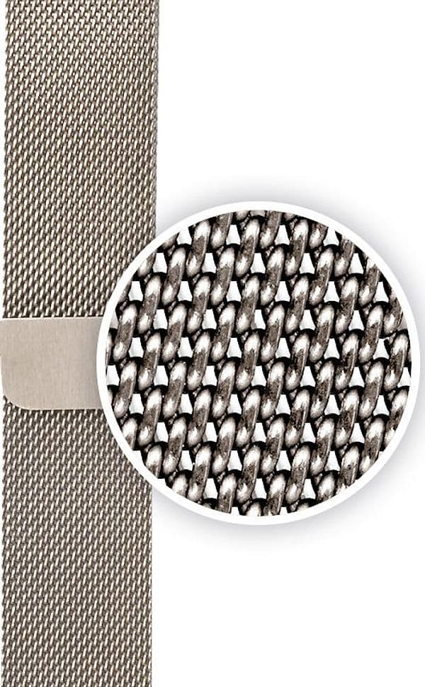 Crong Milano Steel – Cinturino in acciaio inossidabile per Apple Watch 38/40/41/42 mm (Champagne) - 6