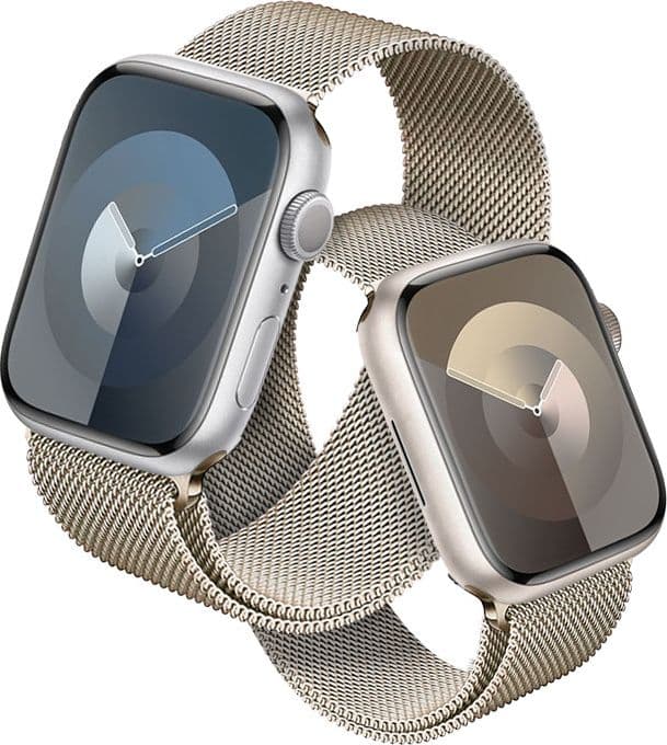 Crong Milano Steel – Cinturino in acciaio inossidabile per Apple Watch 38/40/41/42 mm (Champagne) - 10