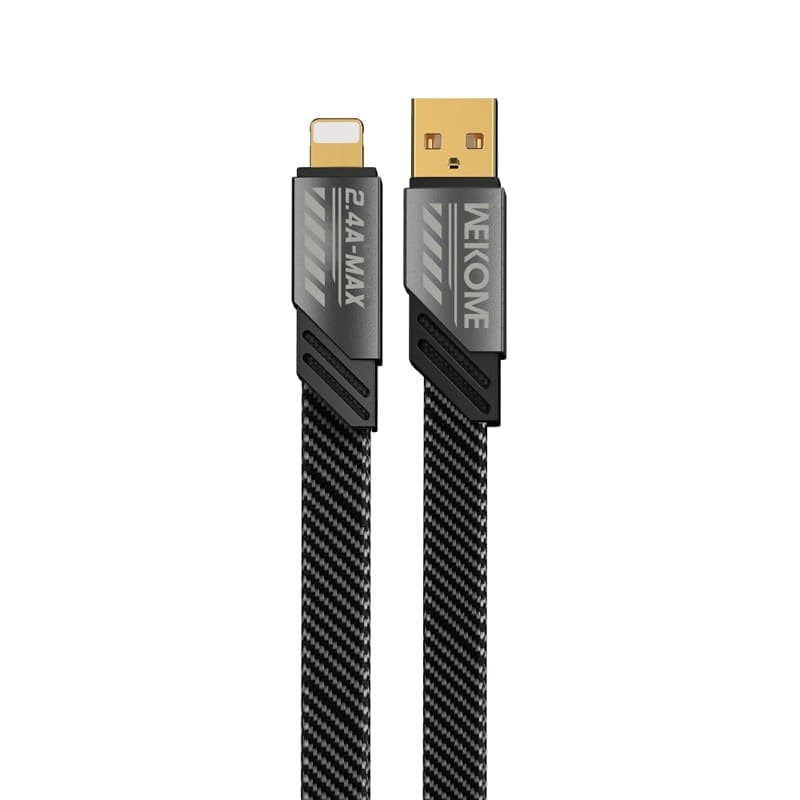 WEKOME WDC-190 Mecha Series - USB-A to Lightning Fast Charging connection cable 1 m (Tarnish) - 2
