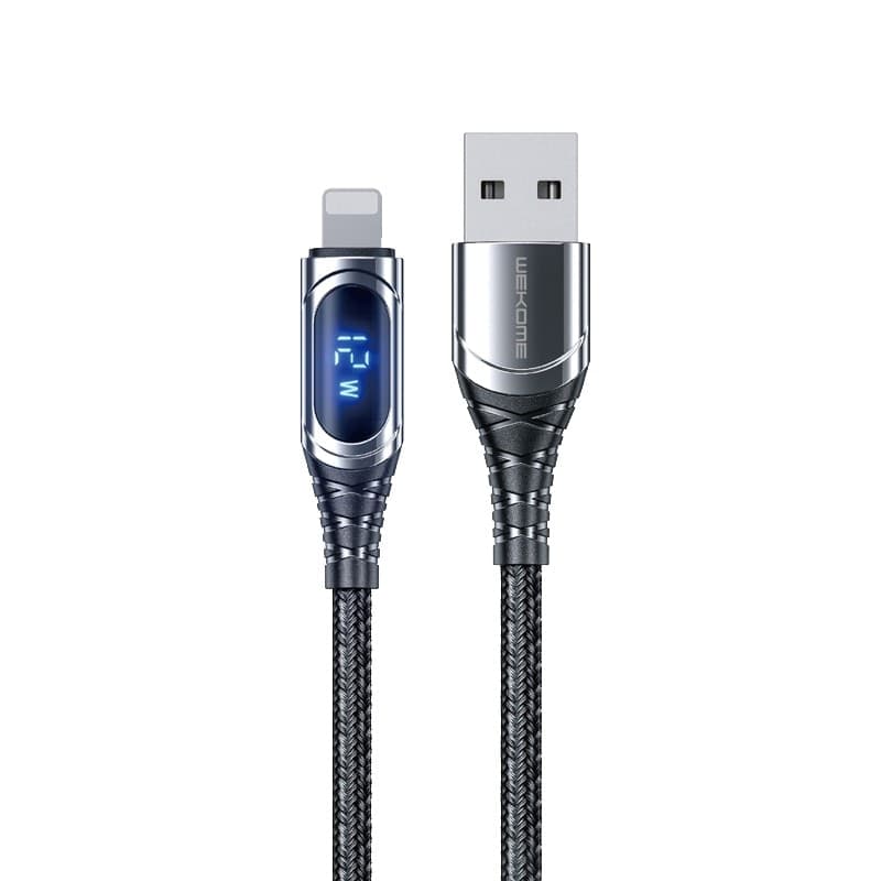 WEKOME WDC-166 Sakin Series - USB-A to Lightning 6A Fast Charging 1m Connecting Cable (Tarnish) - 4