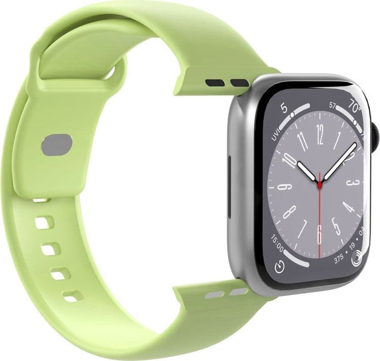 PURO ICON - Elastic strap for Apple Watch 38/40/41/42 mm (S/M & M/L) (Matcha Green) - 7
