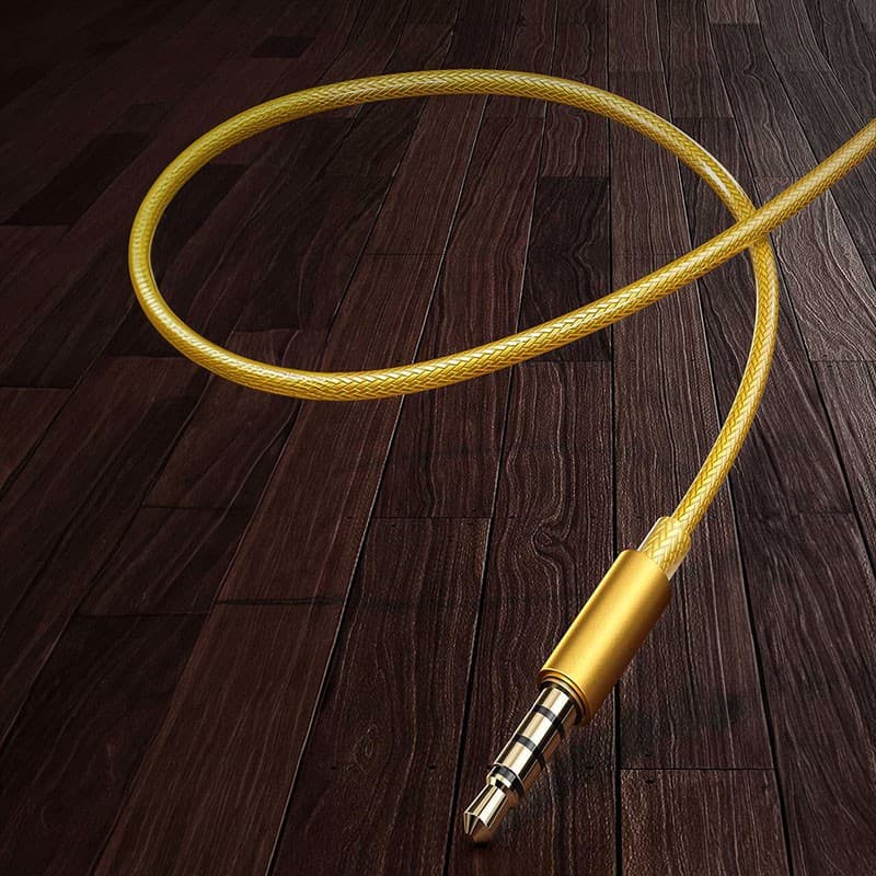 WEKOME YC05 Sakin Series - 3.5 mm jack wired headphones (Gold) - 19