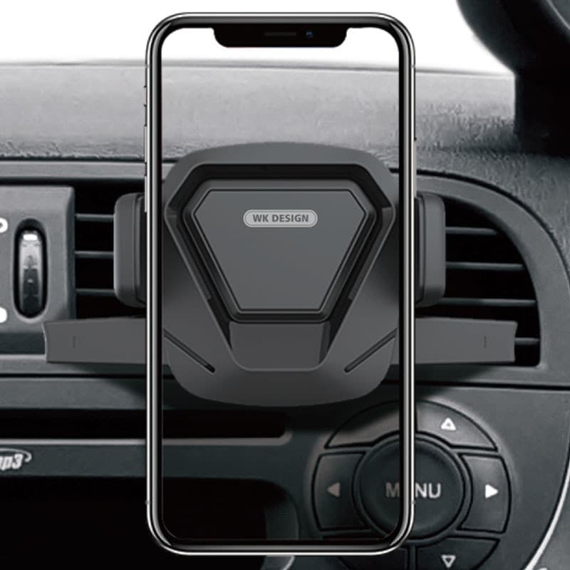 WEKOME WP-U82 King Kong Series - Mechanical car holder for phones 4.7"- 6.5" (Black) - 7
