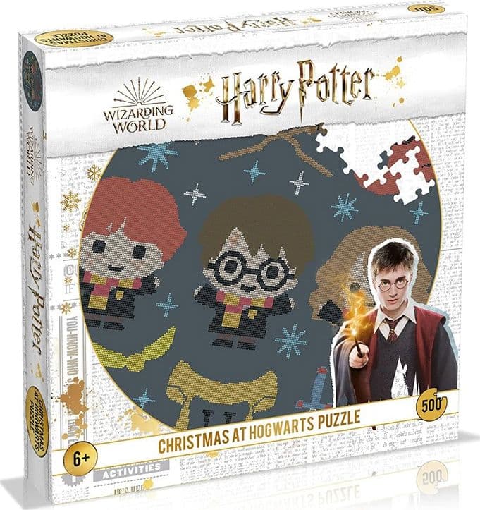 Harry Potter - Puzzle da 500 pezzi in una scatola decorativa (Natale a Hogwarts) - 4