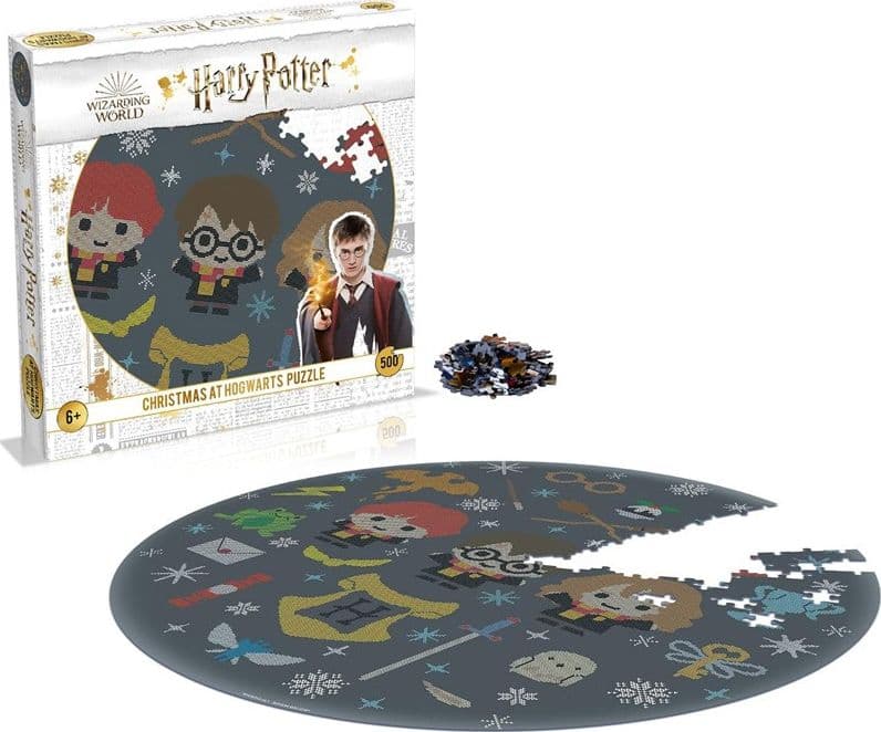 Harry Potter - Puzzle da 500 pezzi in una scatola decorativa (Natale a Hogwarts) - 5