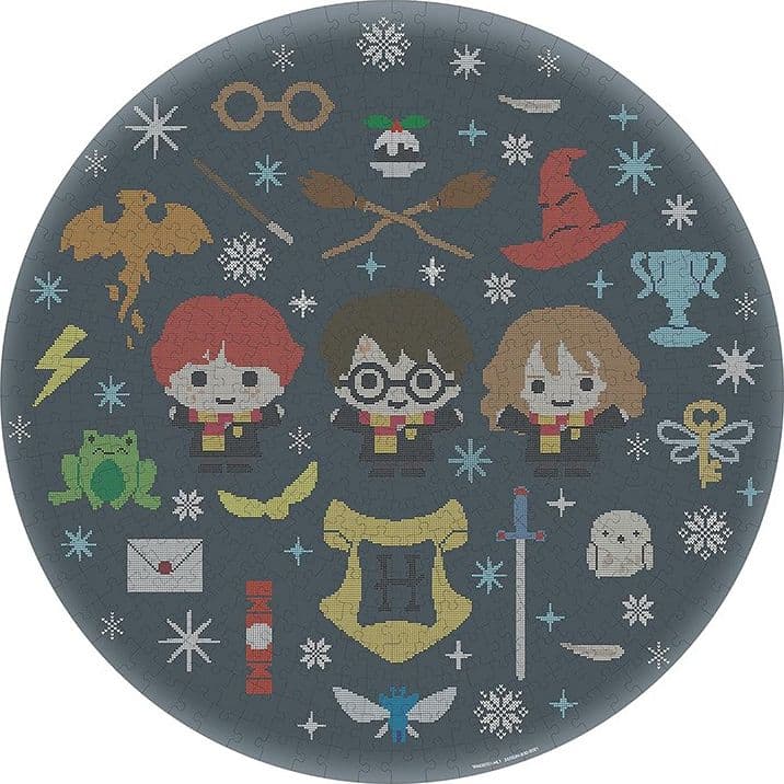 Harry Potter - Puzzle da 500 pezzi in una scatola decorativa (Natale a Hogwarts) - 6