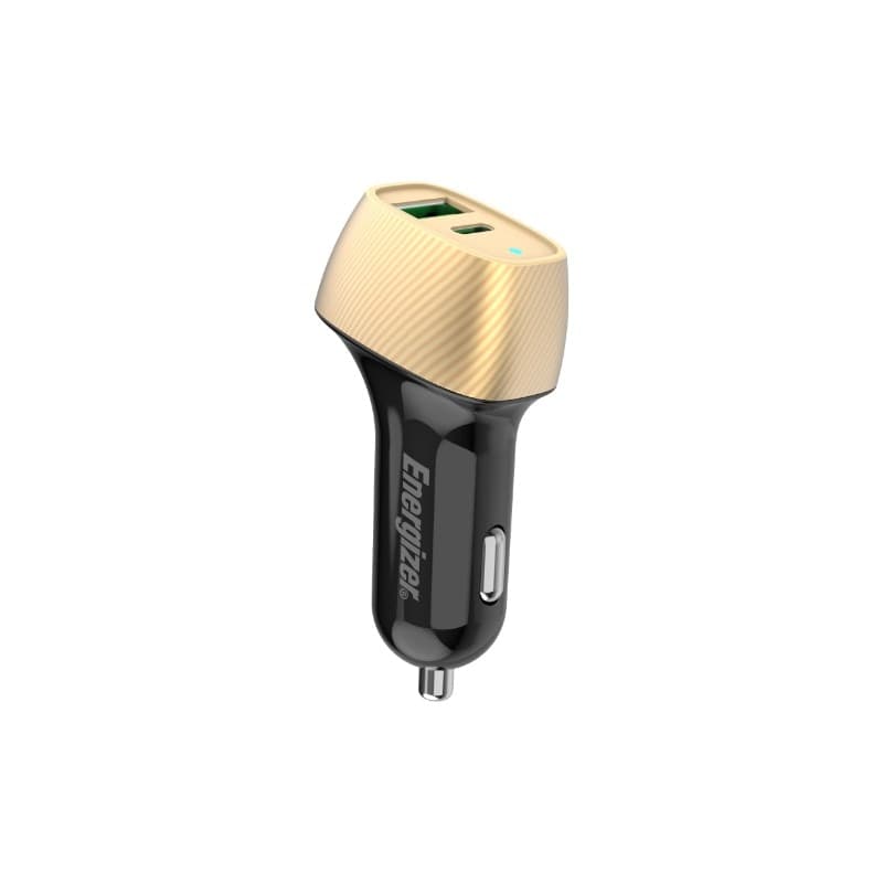 Energizer Ultimate - USB-C & USB-A 38W PD + QC3.0 car charger (Gold / Black) - 9