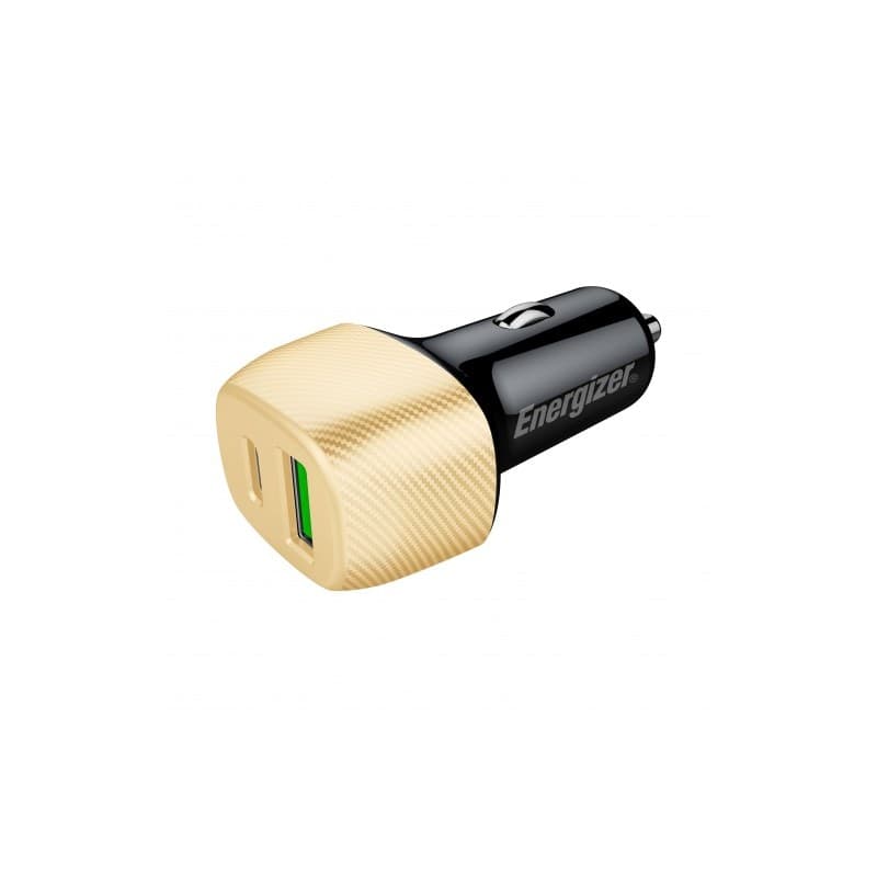 Energizer Ultimate - USB-C & USB-A 38W PD + QC3.0 car charger (Gold / Black) - 10