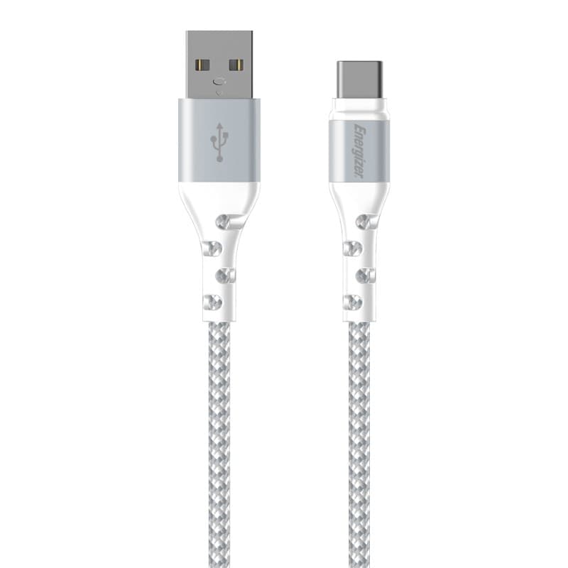 Energizer Ultimate - USB-A to USB-C connection cable 2m (White) - 4