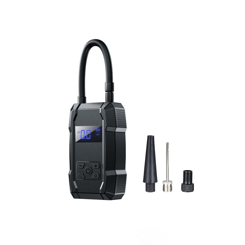 WEKOME Pi801 - Portable electric car pump + Power Bank 2000 mAh (Black) - 8