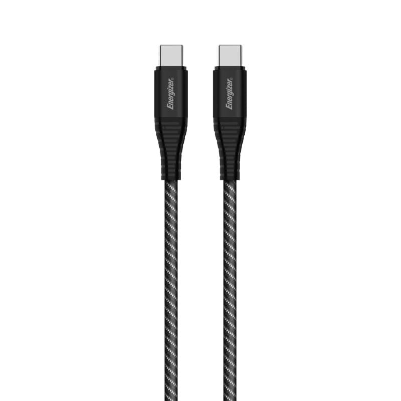 Energizer Ultimate - USB-C to USB-C 100W connecting cable 2m (Black) - 6