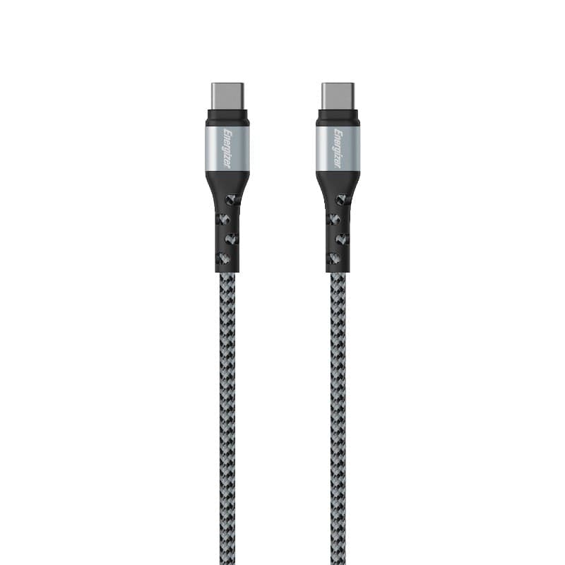 Energizer Ultimate - USB-C to USB-C connection cable 2m (Silver) - 3