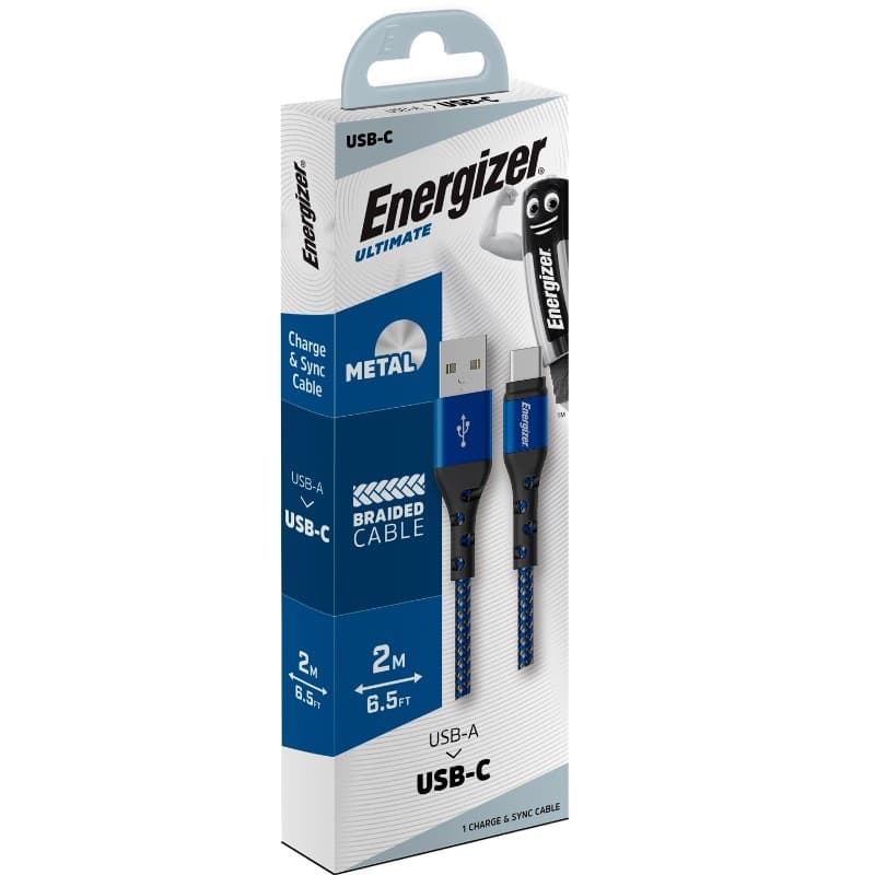 Energizer Ultimate - USB-A to USB-C connecting cable 2m (Blue) - 6