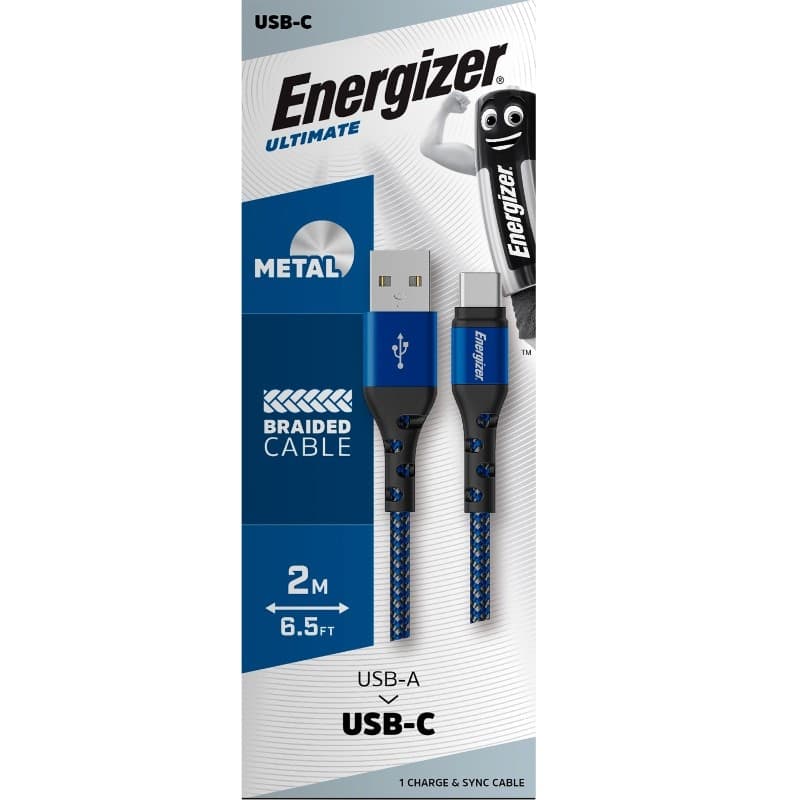 Energizer Ultimate - USB-A to USB-C connecting cable 2m (Blue) - 7